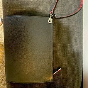 Christian Louboutin pouchlette. Never used, authentic, black leather
